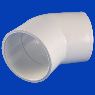 10-1575, PVC, ELL, 45, 2-1/2", SOC B-10-1575