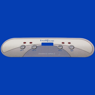 65-1134, Control, Overlay, Pad, Select, 2 Pump, 2004-2007 B-65-1134
