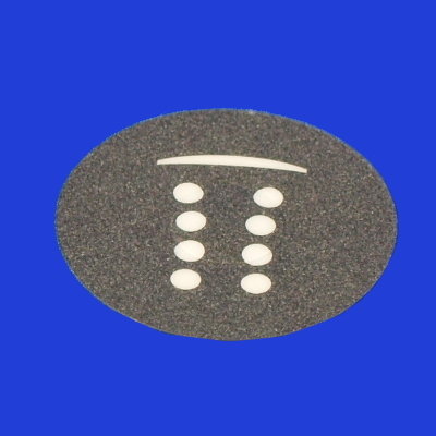 65-00107, CONTROL, OVERLAY, AUX REMOTE B-65-00107