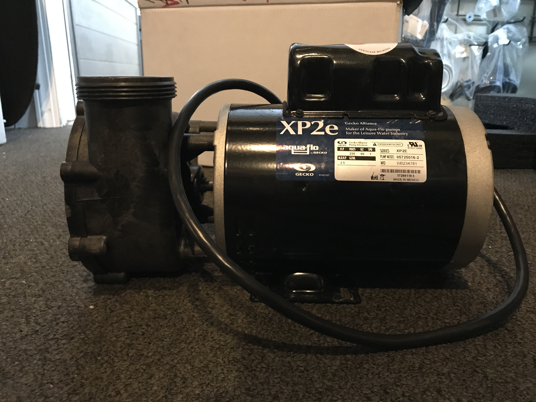 65-2150, PUMP, 2.5/4.8 HP, 240V, 56F, 60HZ, SINGLE SPEED, 2015 - Present B-65-2150