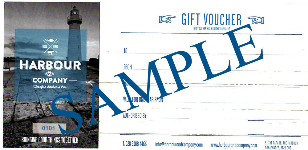 Harbour & Company £100 Voucher 00040