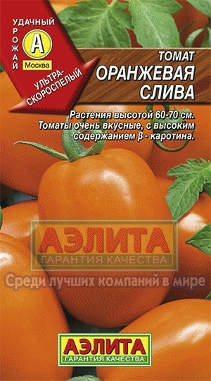 Томат Оранжевая слива 01571