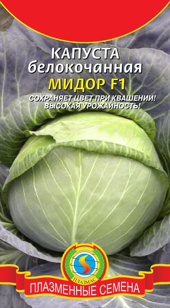 Капуста белокочанная Мидор F1 01768