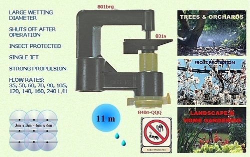 Комплект спринклер для открытого грунта 831-120 00013