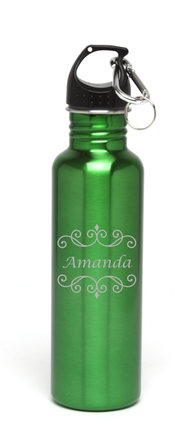 Personalized Water Bottle Stainless Steel Water Bottle Name Design A SSWB-103