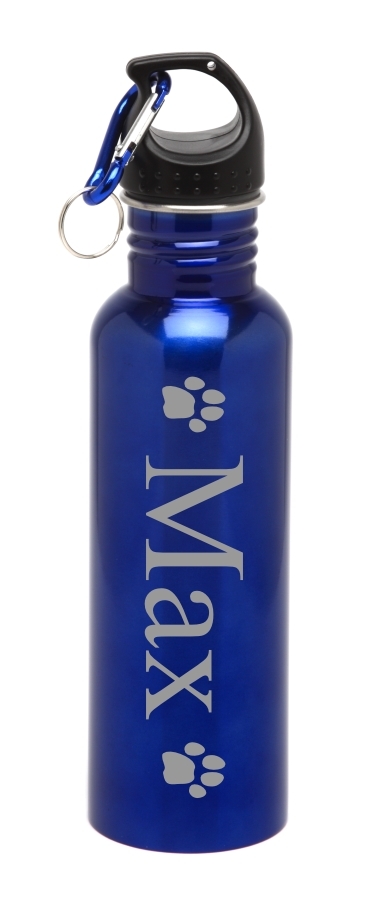 Personalized Water Bottle Stainless Steel Water Bottle Pet Paw SSWB-113