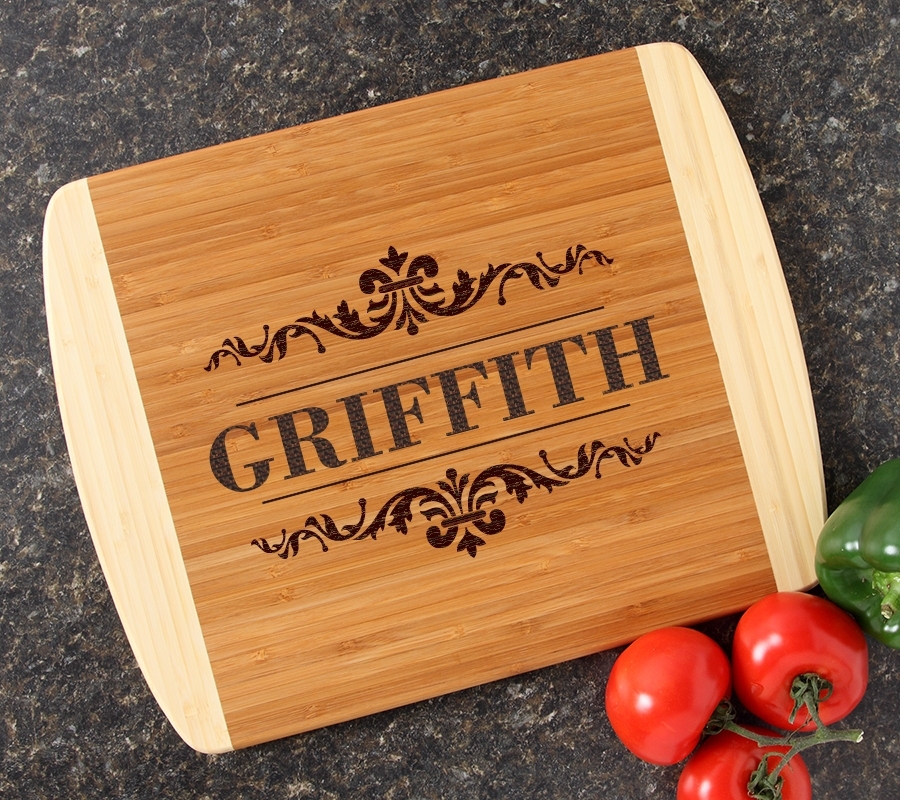 Personalized Cutting Board Custom Engraved 14x11 DESIGN 16 CBC-016