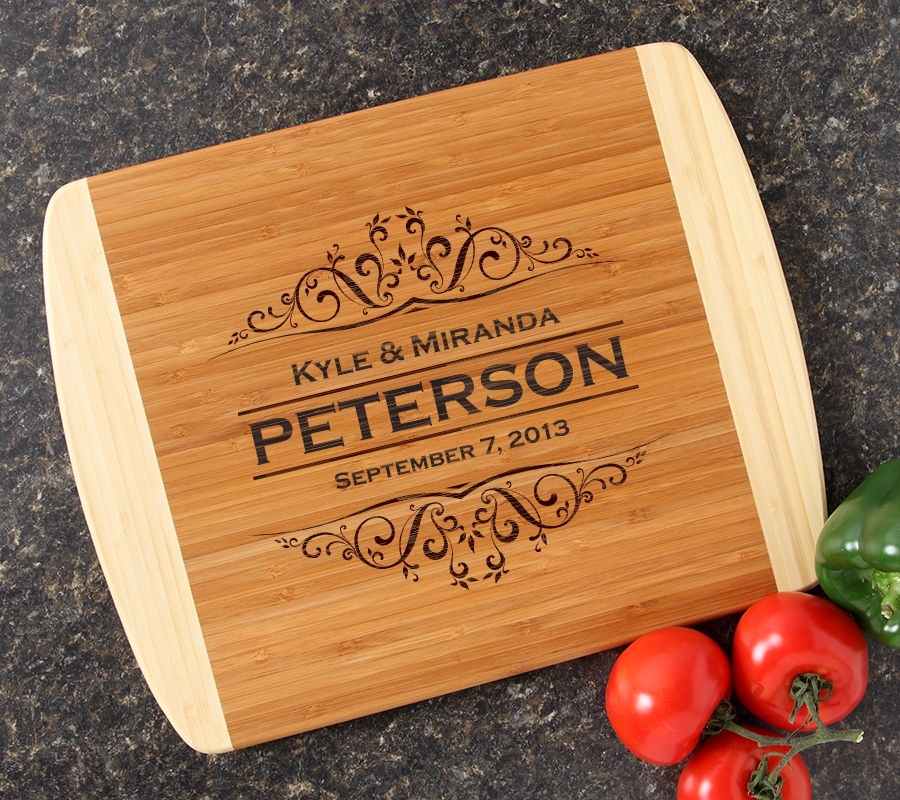 Personalized Cutting Board Custom Engraved 14x11 DESIGN 7 CBC-007