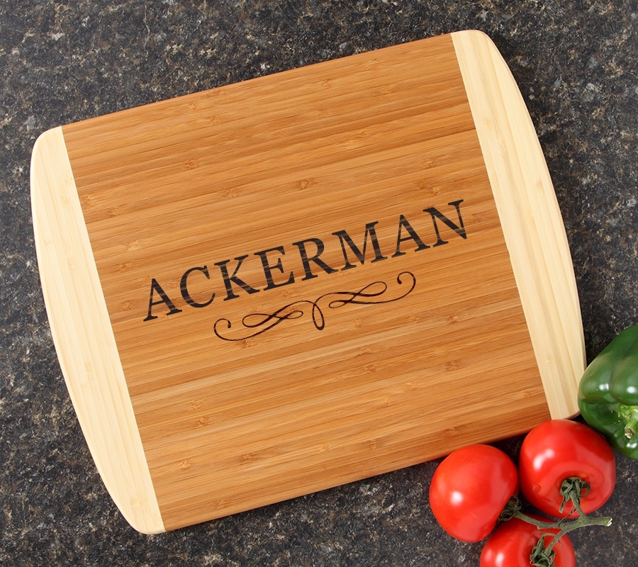 Personalized Cutting Board Custom Engraved 14x11 DESIGN 8 CBC-008