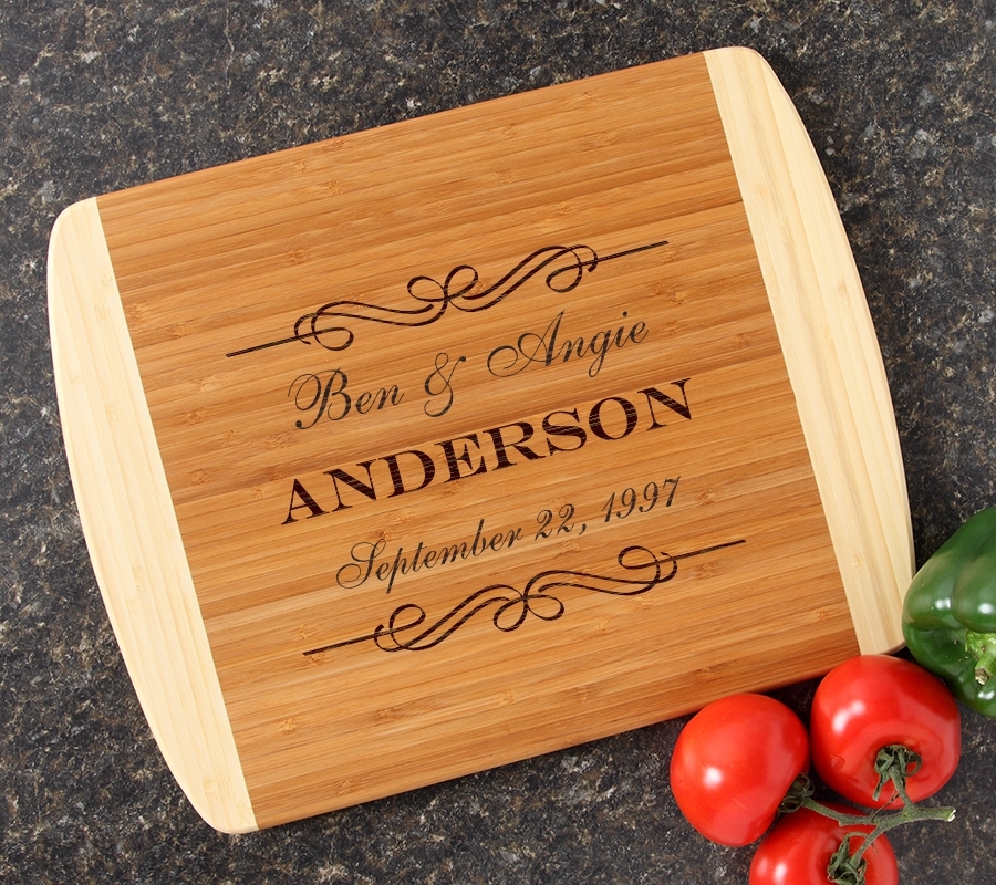 Personalized Cutting Board Custom Engraved 14x11 DESIGN 9 CBC-009