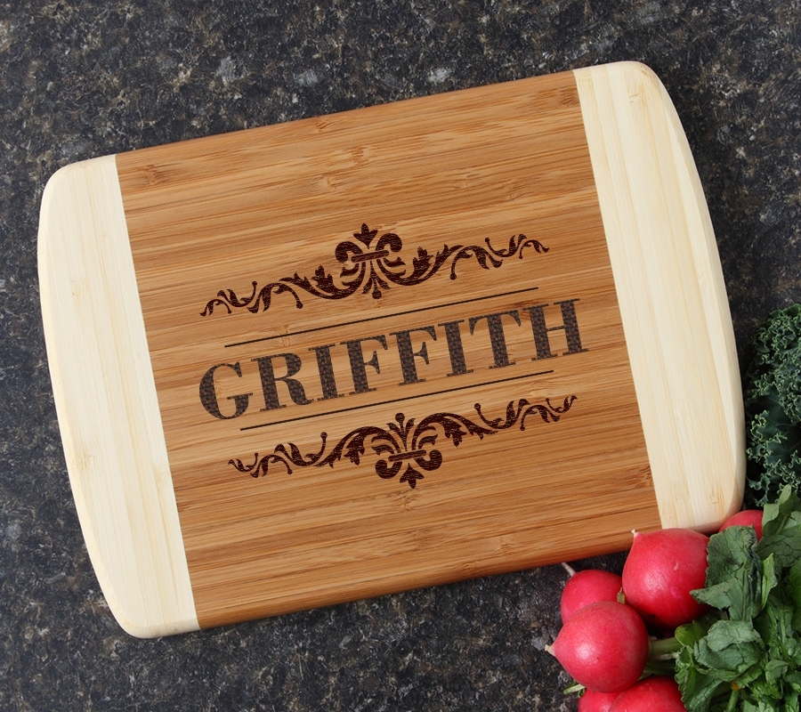 Personalized Cutting Board Custom Engraved 10 x 7 DESIGN 16 CBG-016