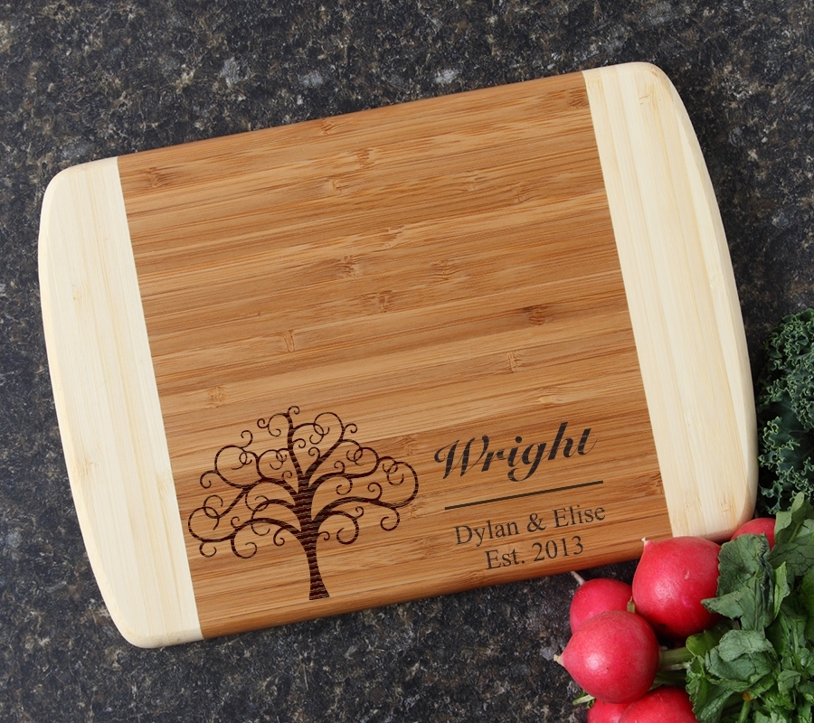 Personalized Cutting Board Custom Engraved 10 x 7 DESIGN 18 CBG-018