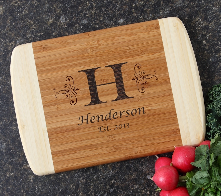 Personalized Cutting Board Custom Engraved 10 x 7 DESIGN 2 CBG-002