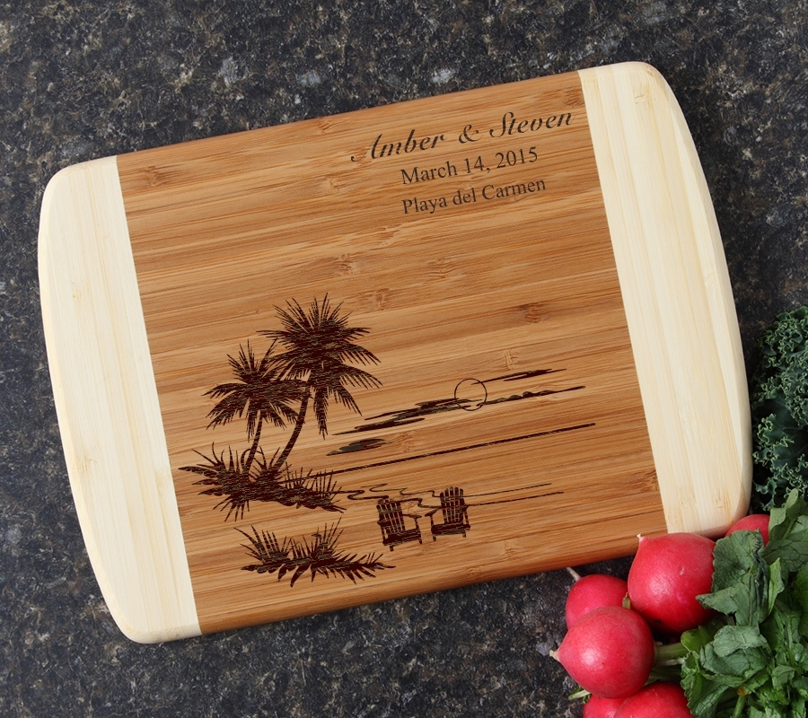Personalized Cutting Board Custom Engraved 10 x 7 DESIGN 33 CBG-033