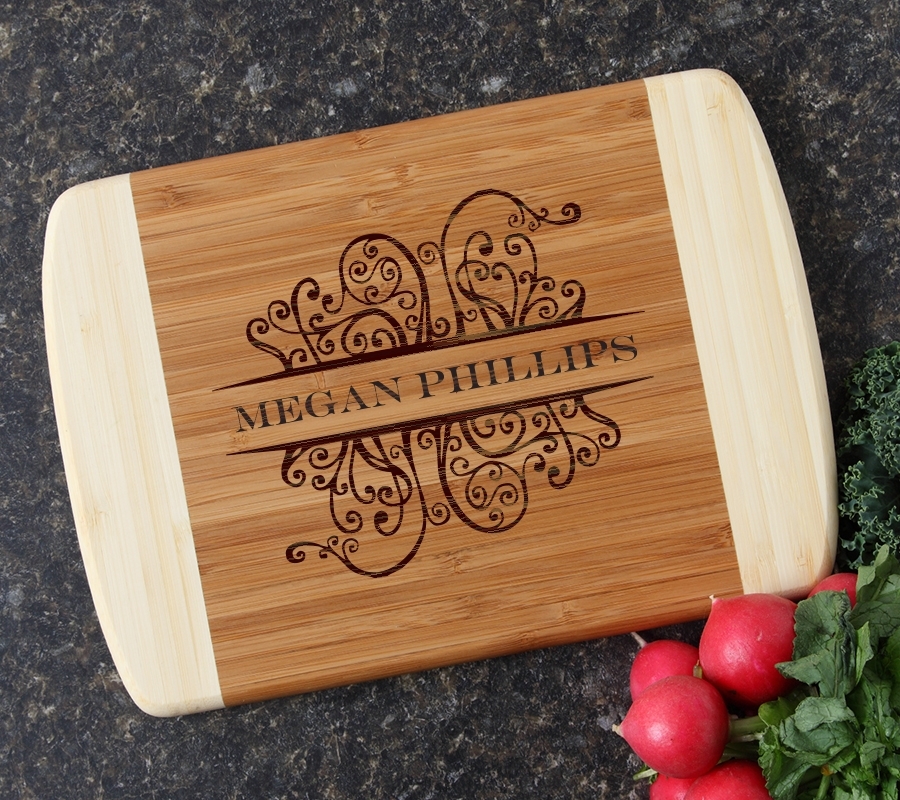 Personalized Cutting Board Custom Engraved 10 x 7 DESIGN 4 CBG-004