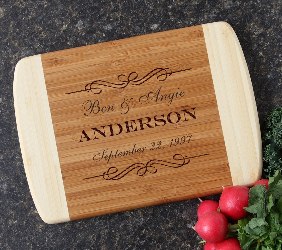 Personalized Cutting Board Custom Engraved 10 x 7 DESIGN 9 CBG-009