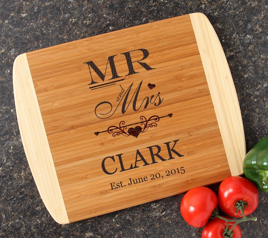 Personalized Cutting Board Custom Engraved 14x11 DESIGN 21 CBC-021