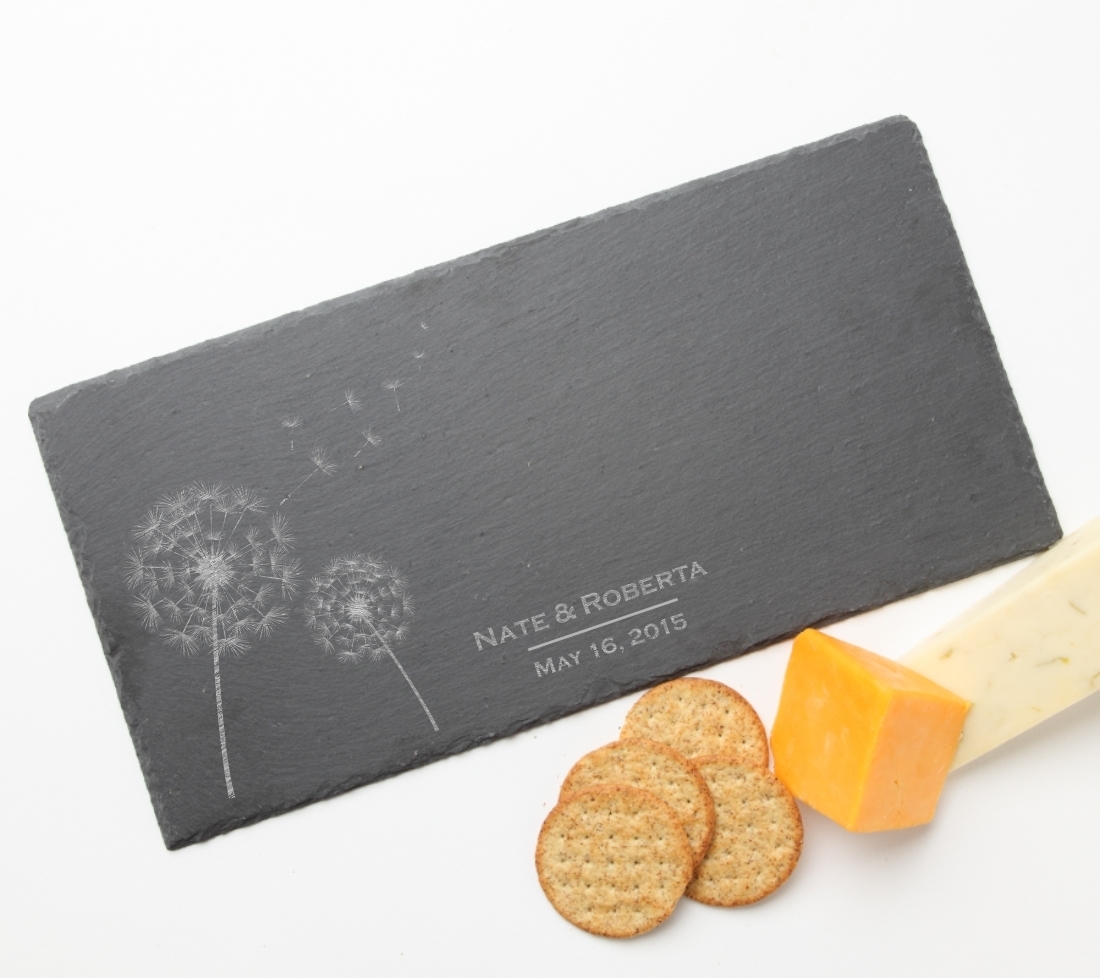 Personalized Slate Cheese Board 15 x 7 DESIGN 28 SCB-028