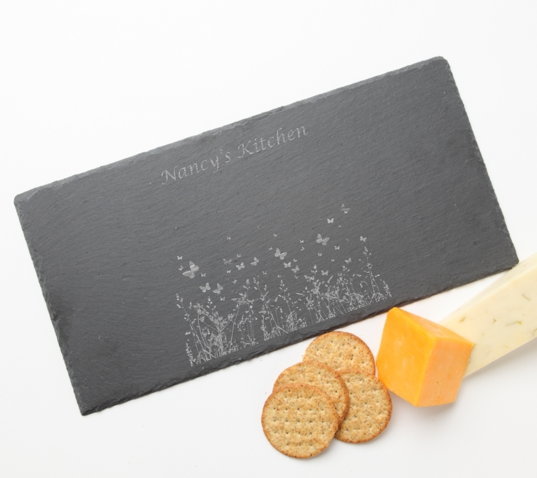 Personalized Slate Cheese Board 15 x 7 DESIGN 30 SCB-030