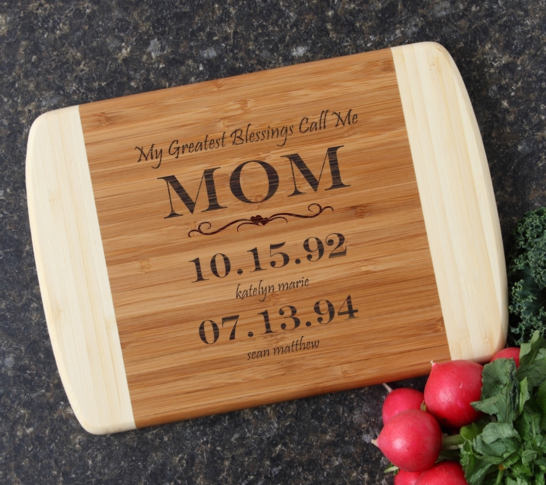Personalized Cutting Board Custom Engraved 10 x 7 DESIGN 38 CBG-038