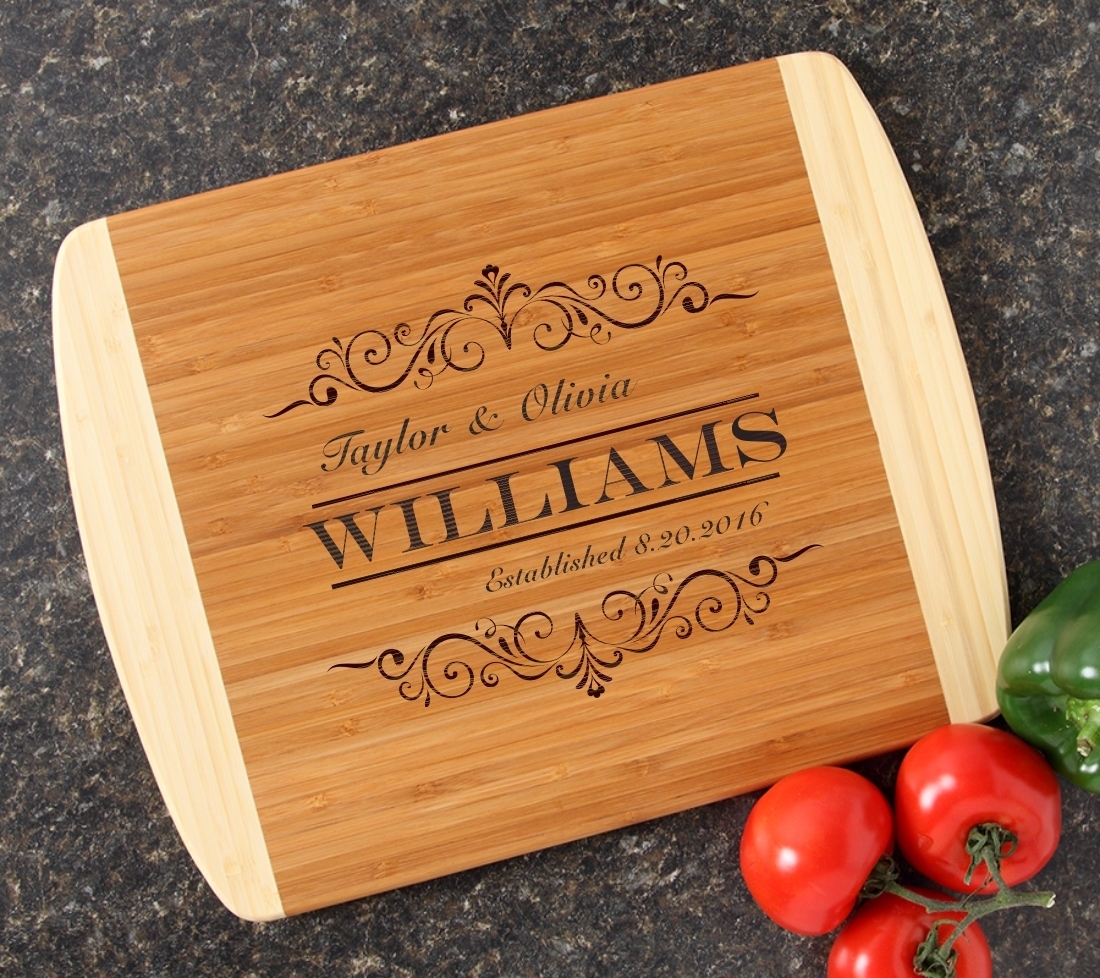 Personalized Cutting Board Custom Engraved 14x11 DESIGN 34 CBC-034