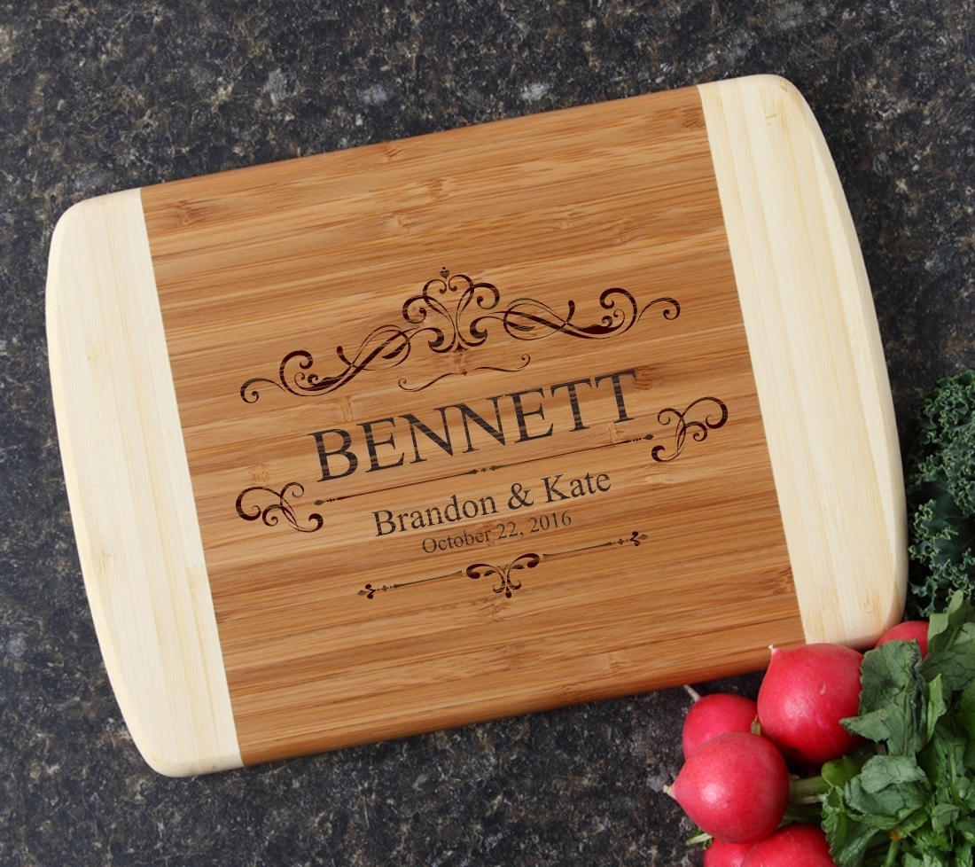 Personalized Cutting Board Custom Engraved 10 x 7 DESIGN 35 CBG-035
