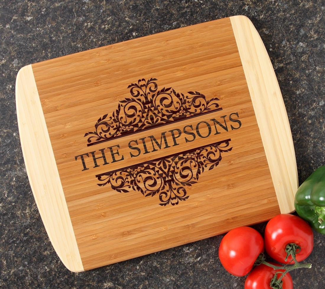 Personalized Cutting Board Custom Engraved 14x11 DESIGN 39 CBC-039