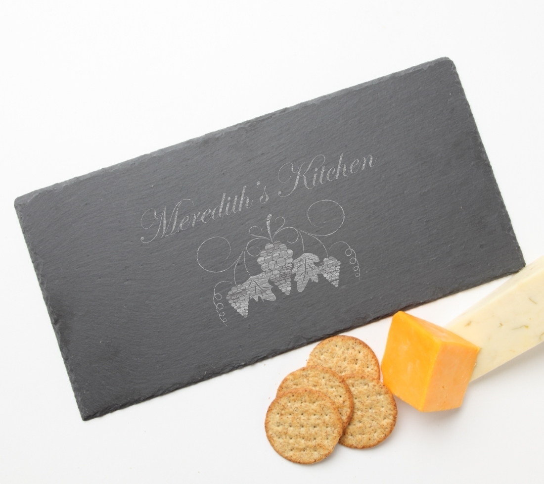 Personalized Slate Cheese Board 15 x 7 DESIGN 40 SCB-040