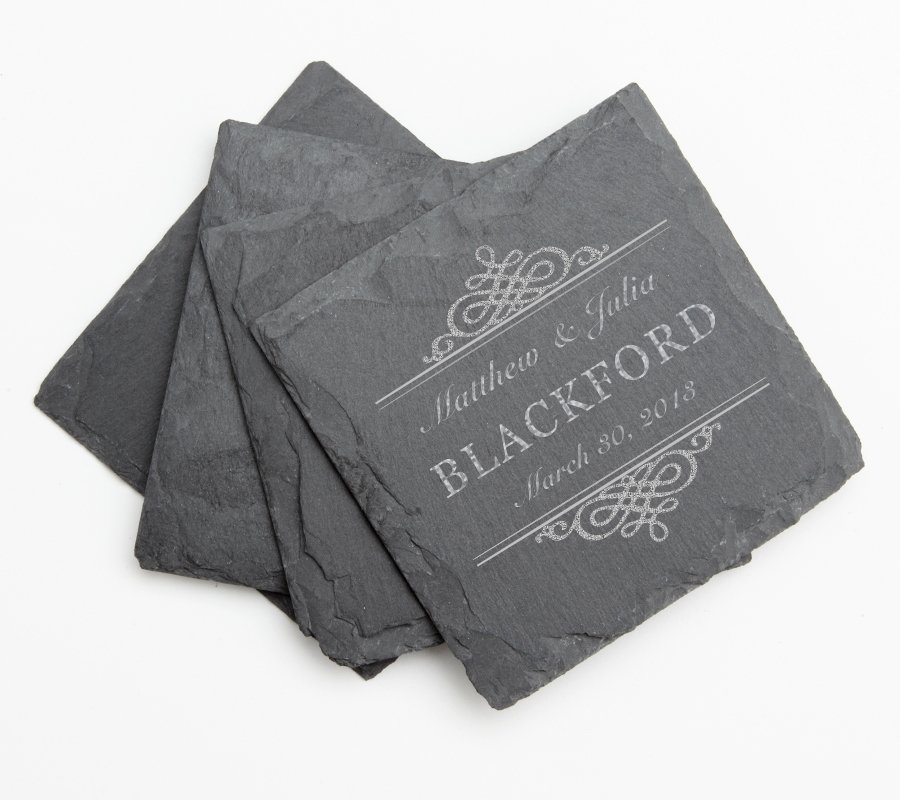 Set of 4 Slate Coasters