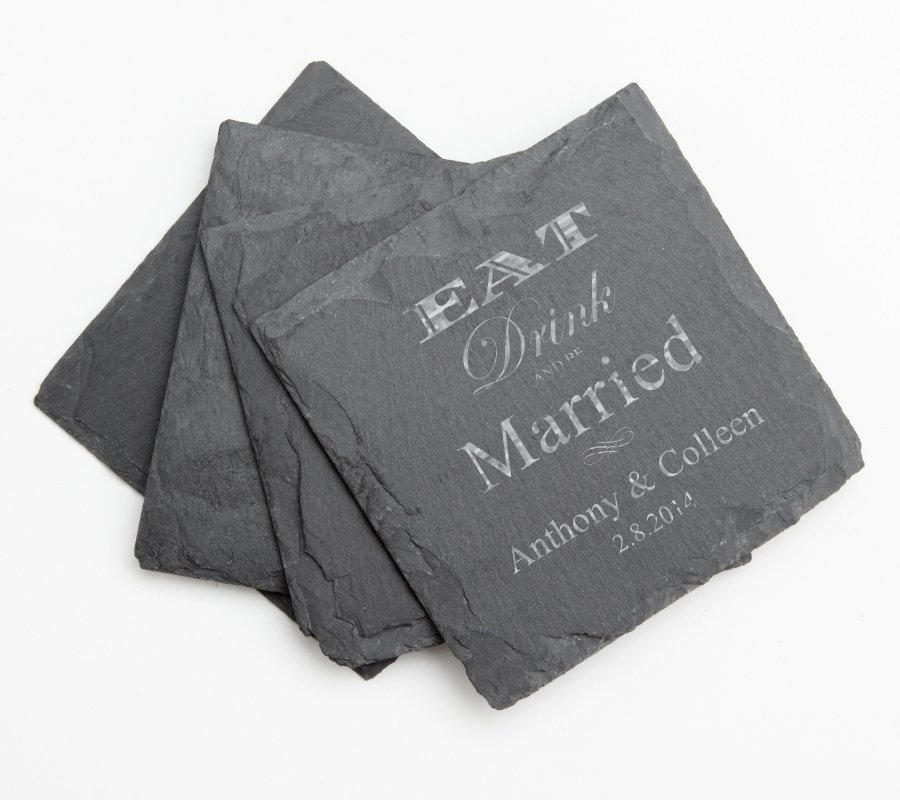 Set of 4 Slate Coasters