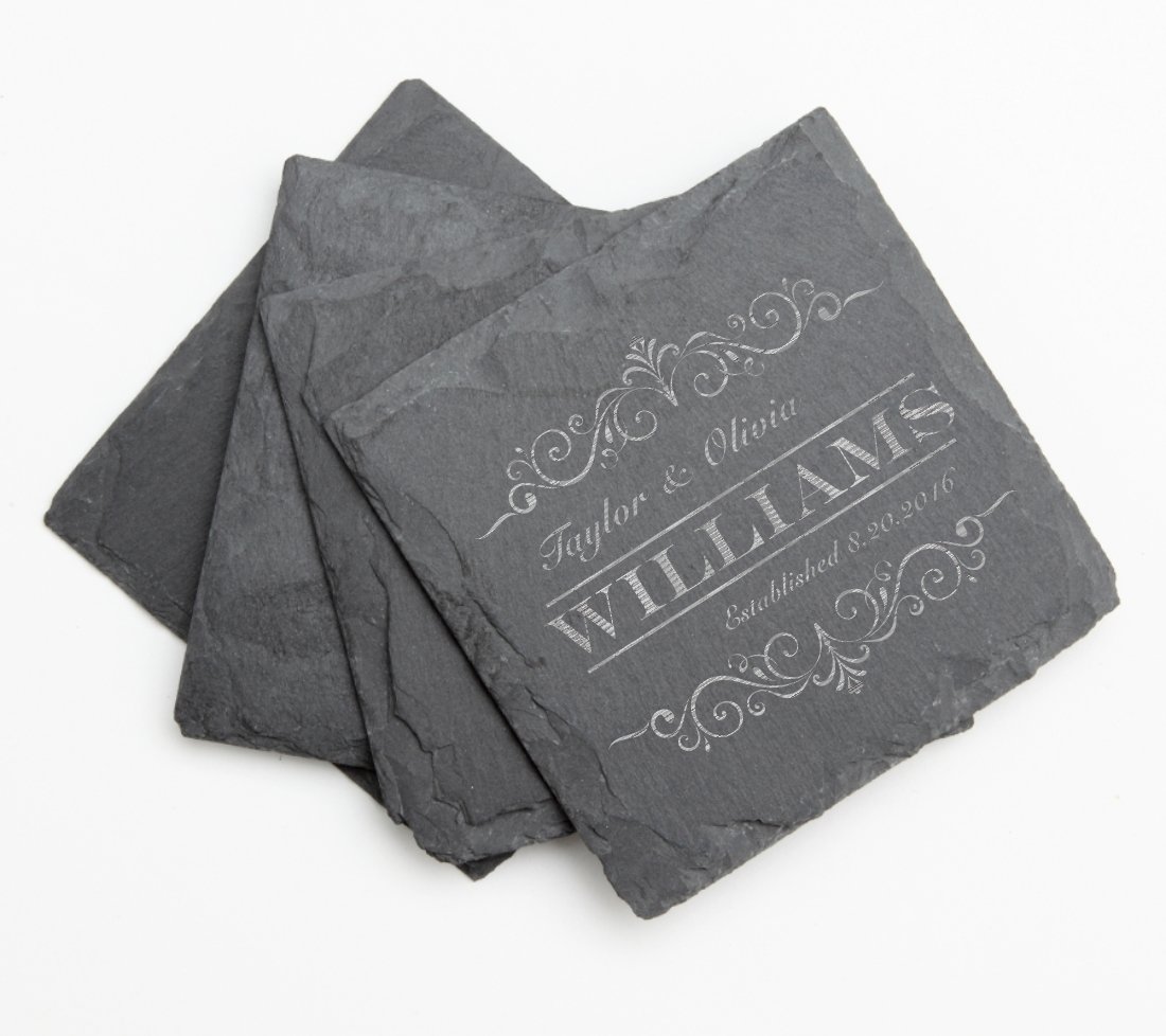 Set of 4 Slate Coasters