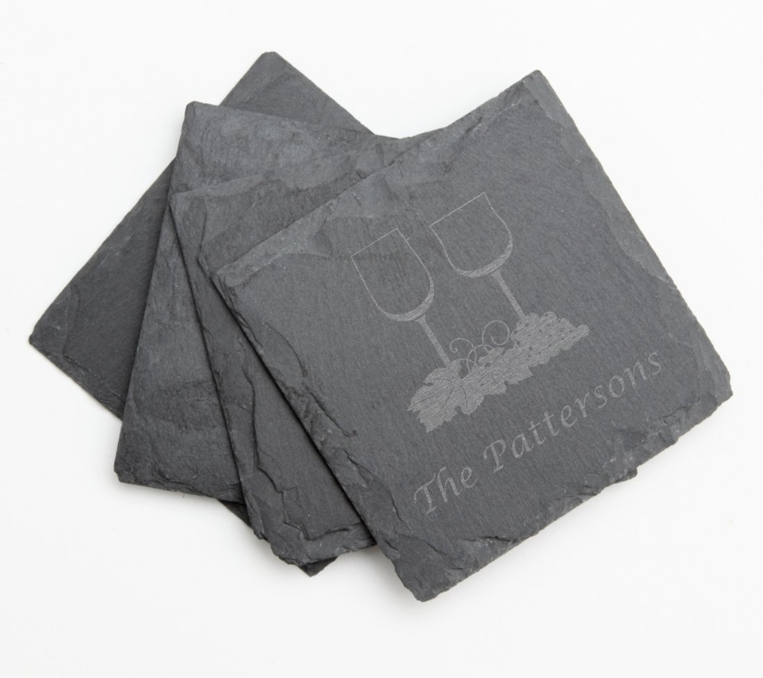 Set of 4 Slate Coasters