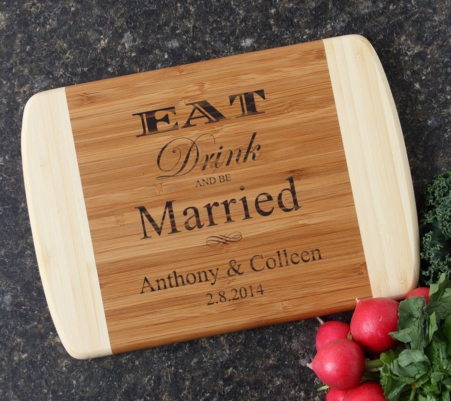 Engraved 10 x 7 Bamboo Cutting Board