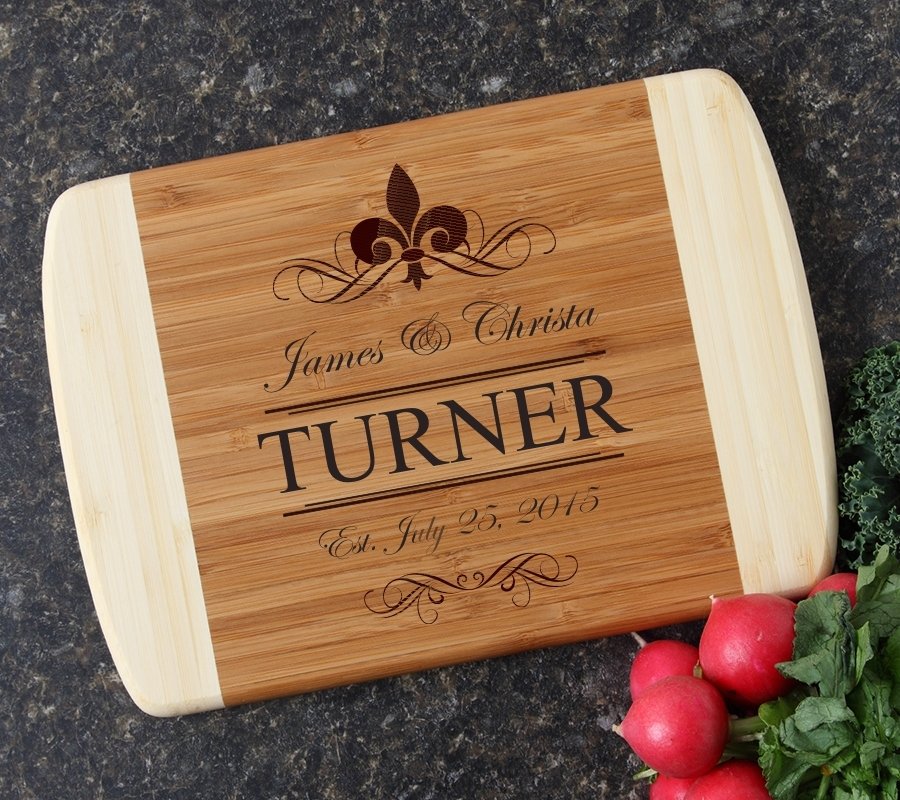 Engraved 10 x 7 Bamboo Cutting Board