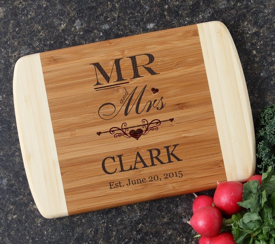 Engraved 10 x 7 Bamboo Cutting Board
