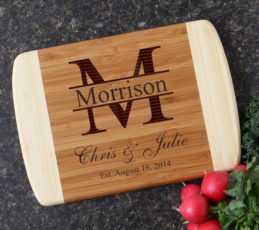 Engraved 10 x 7 Bamboo Cutting Board