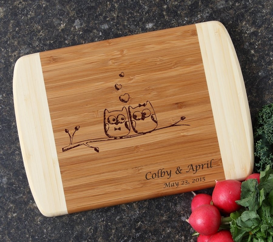 Engraved 10 x 7 Bamboo Cutting Board