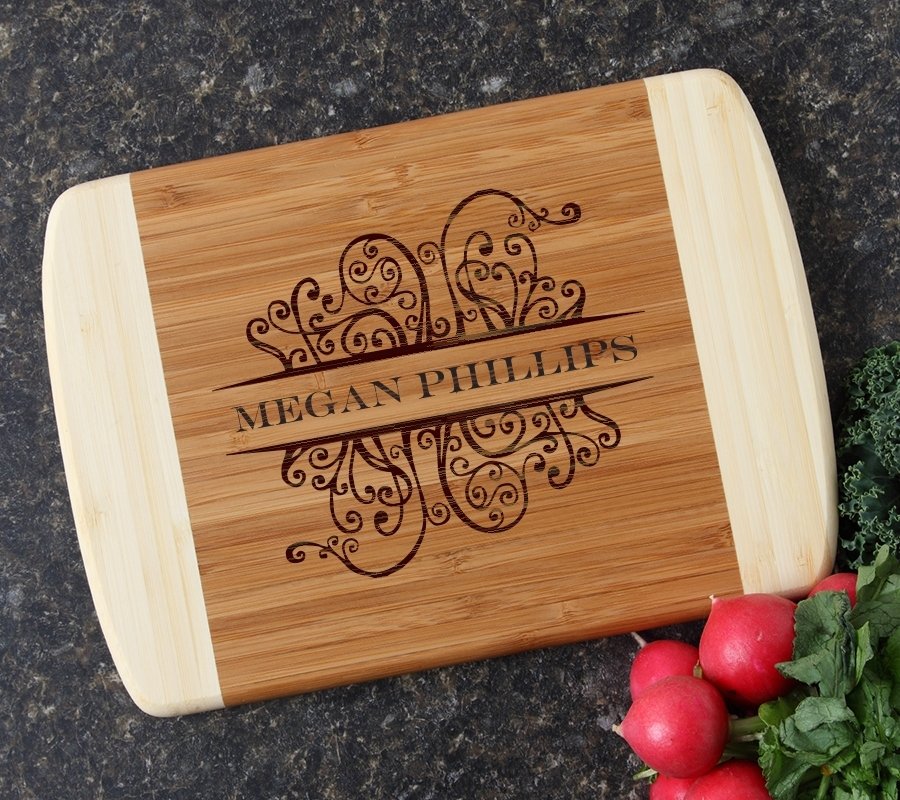 Engraved 10 x 7 Bamboo Cutting Board