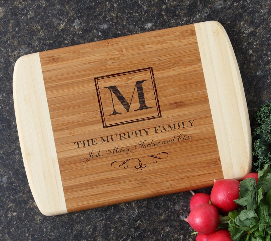 Engraved 10 x 7 Bamboo Cutting Board