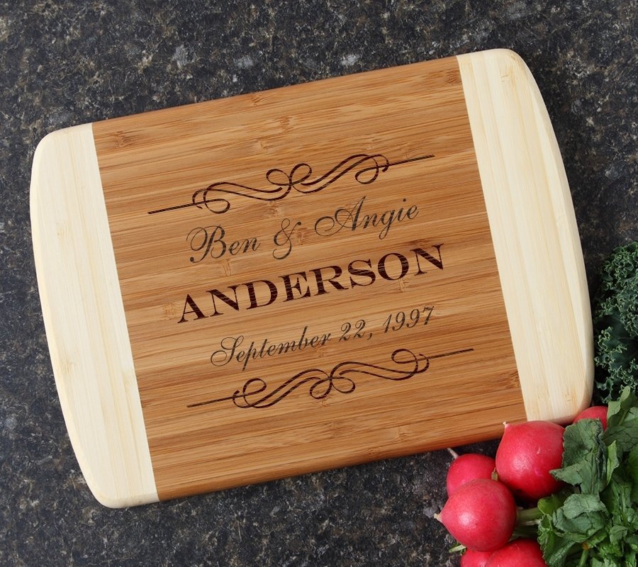 Engraved 10 x 7 Bamboo Cutting Board
