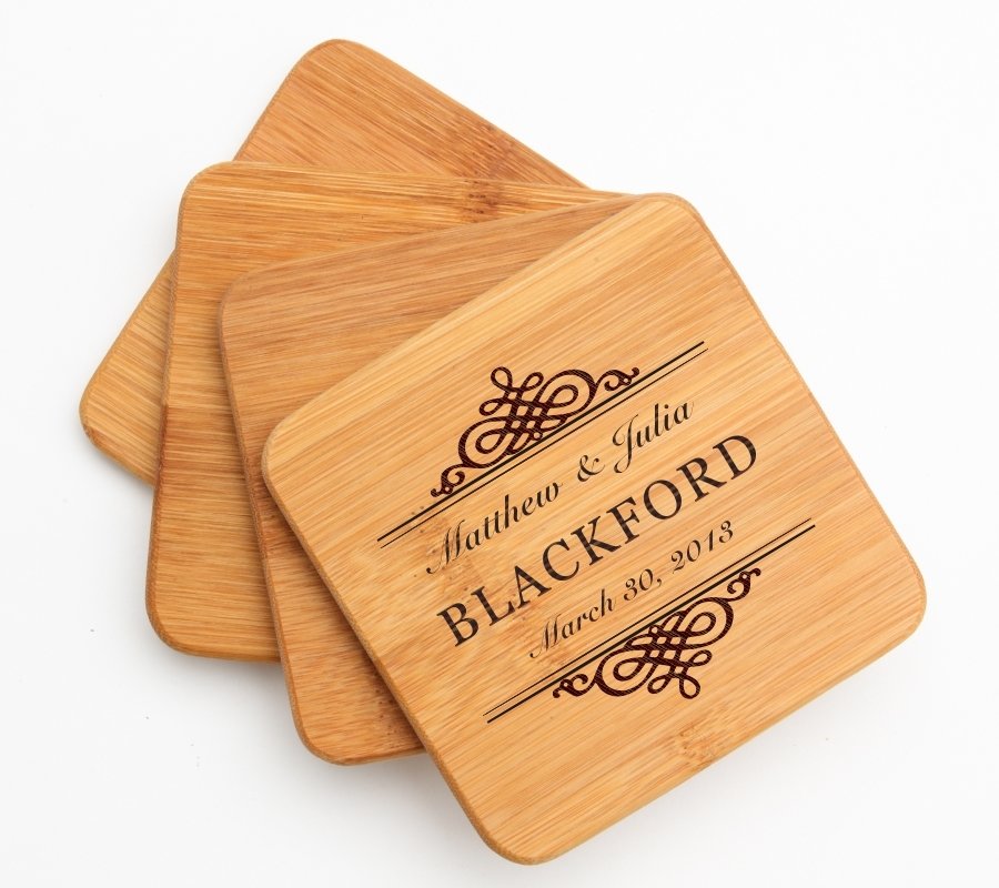 Cutting Board Engraved Personalized Bamboo 12 x 9 DESIGN 14