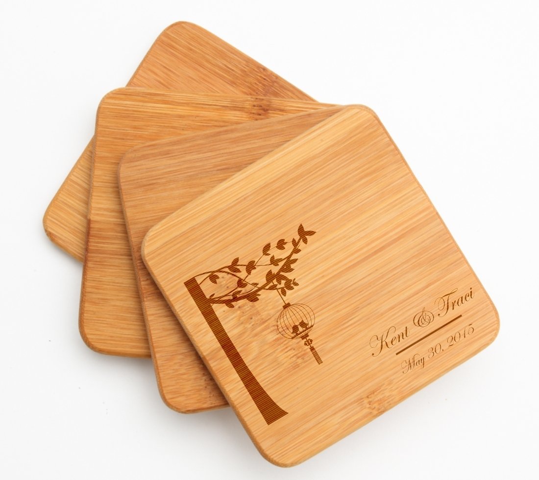 Cutting Board Engraved Personalized Bamboo 12 x 9 DESIGN 32
