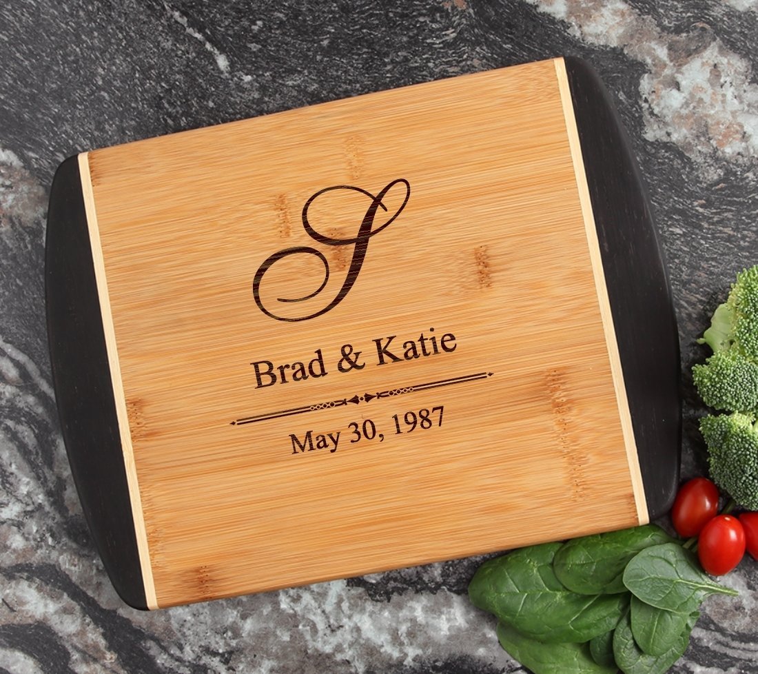 Cutting Board Engraved Personalized Bamboo 12 x 9 DESIGN 11 CBI-011