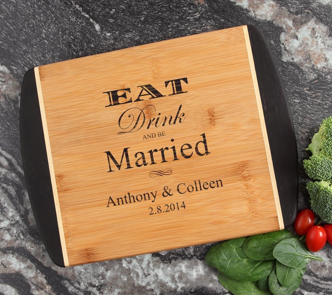 Cutting Board Engraved Personalized Bamboo 12 x 9 DESIGN 17 CBI-017