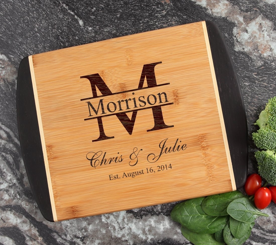 Cutting Board Engraved Personalized Bamboo 12 x 9 DESIGN 24 CBI-024