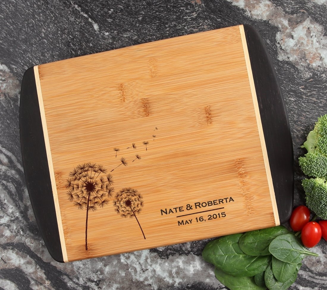 Cutting Board Engraved Personalized Bamboo 12 x 9 DESIGN 28 CBI-028