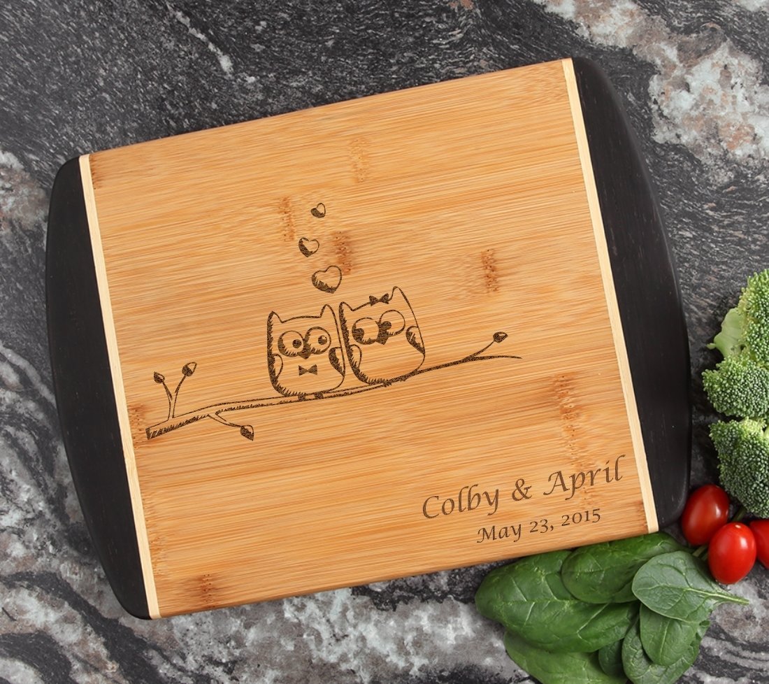 Cutting Board Engraved Personalized Bamboo 12 x 9 DESIGN 29 CBI-029