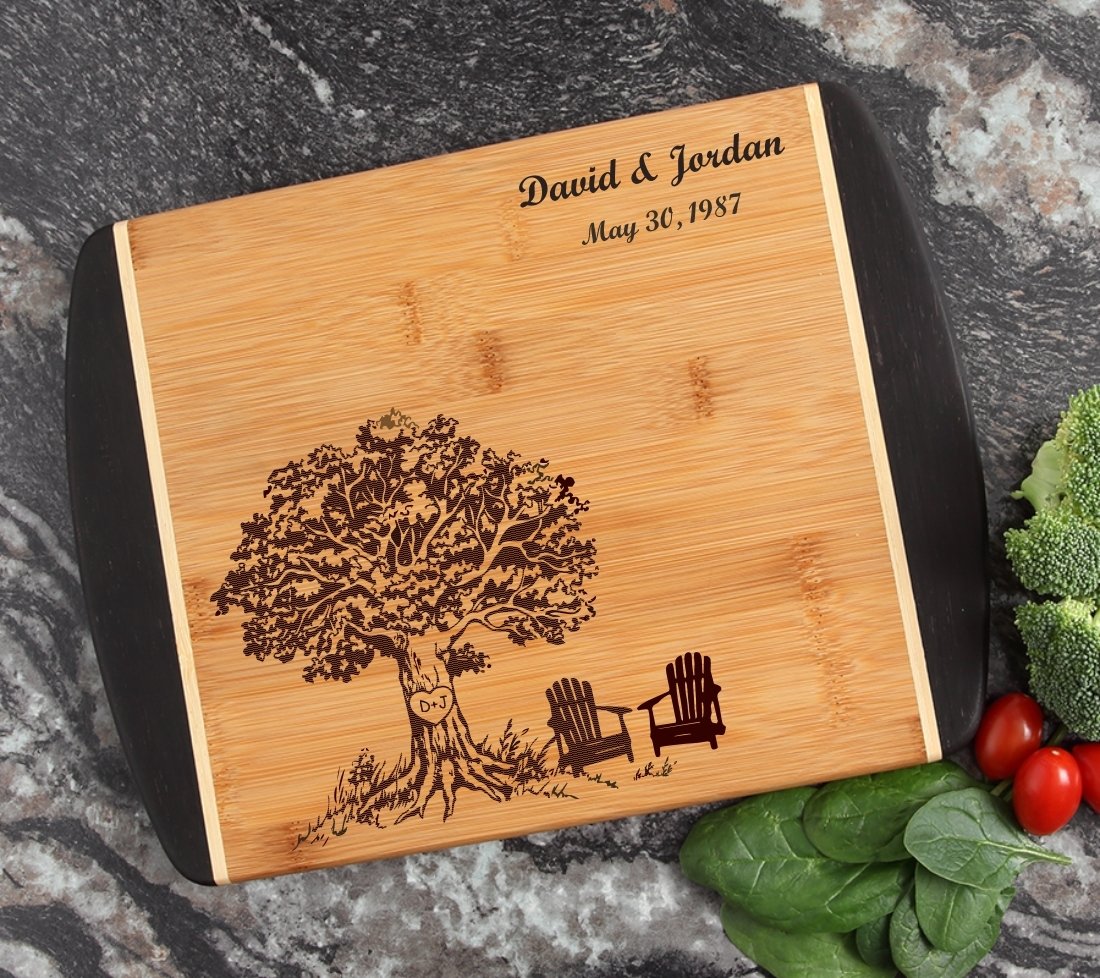 Cutting Board Engraved Personalized Bamboo 12 x 9 DESIGN 31 CBI-031