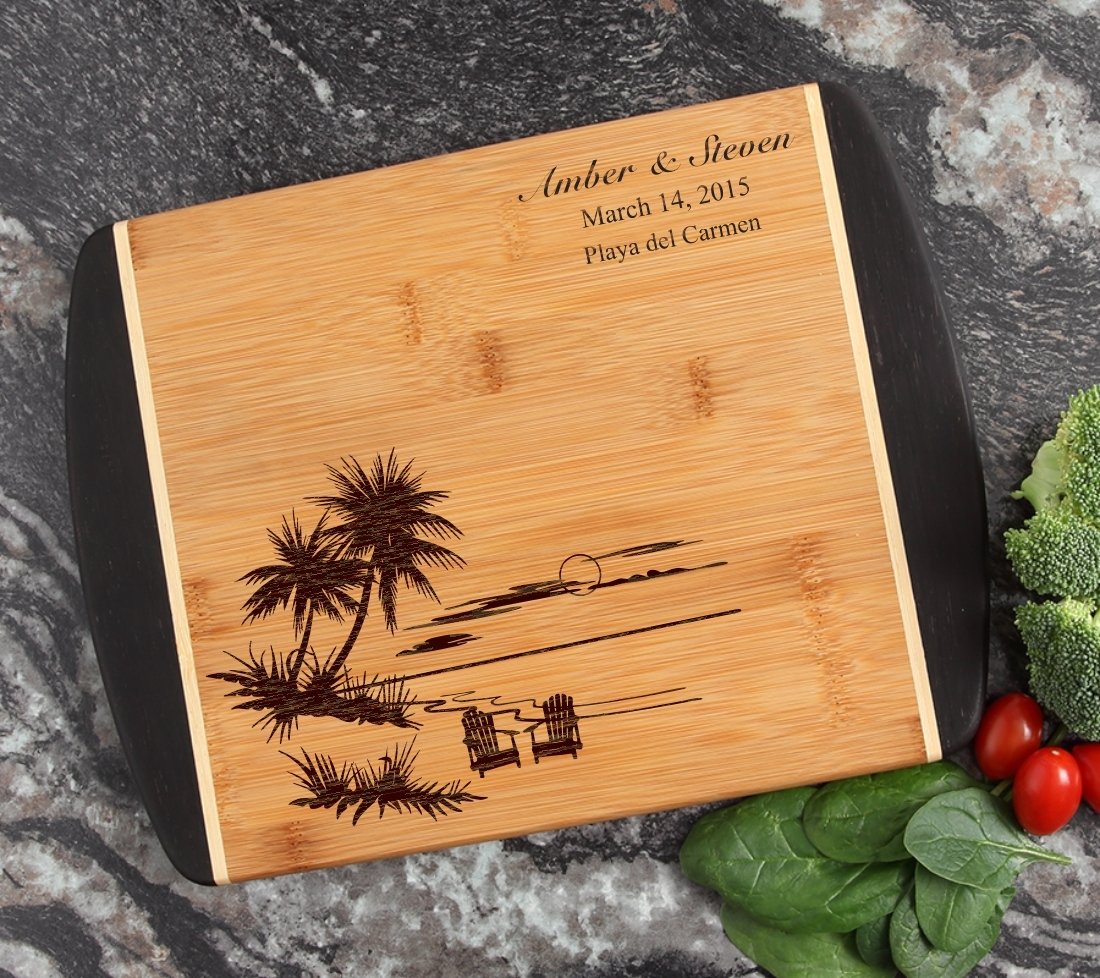 Cutting Board Engraved Personalized Bamboo 12 x 9 DESIGN 33 CBI-033