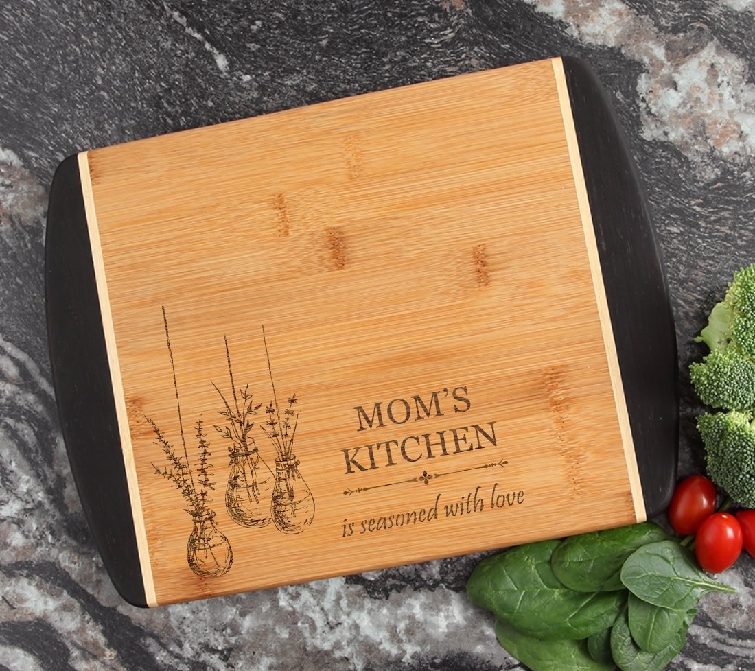 Cutting Board Engraved Personalized Bamboo 12 x 9 DESIGN 37 CBI-037